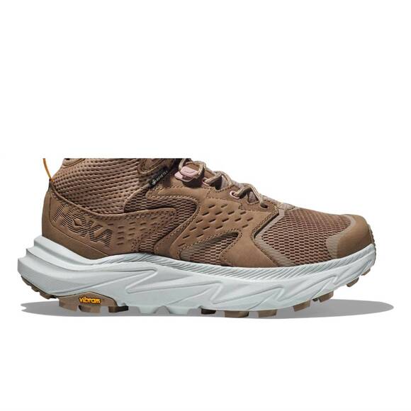 NEW HOKA women's anacapa 2 mid gtx hiking shoes in dune / ice flow